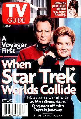 TV Guide - When Star Trek Worlds Collide